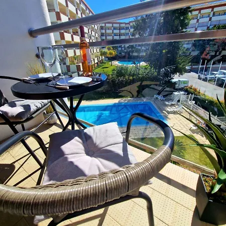 Zarco - Cosy In Vilamoura With A Balcony With View To The 2 Swimming Pools - Near The & The Marina Appartement Quarteira